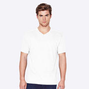 Men’s Euro Style V-neck T-Shirt White